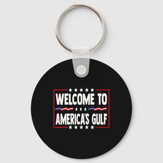 Trump Golf van Amerika Grappige Golf van Mexico VS Sleutelhanger (Voorkant)