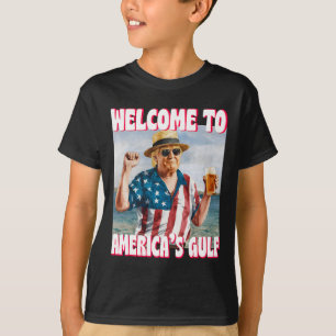 Trump Golf van Amerika Grappige Golf van Mexico VS T-shirt