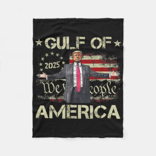Trump Golf van de VS Amerika EST 2025 Amerikaanse Fleece Deken