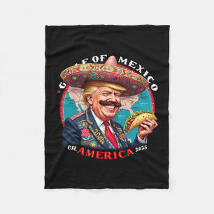 Trump Golf van Mexico Est Amerika 2025  Fleece Deken