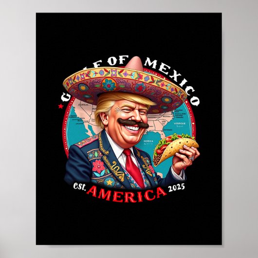 Trump Golf van Mexico Est Amerika 2025  Poster (Voorkant)