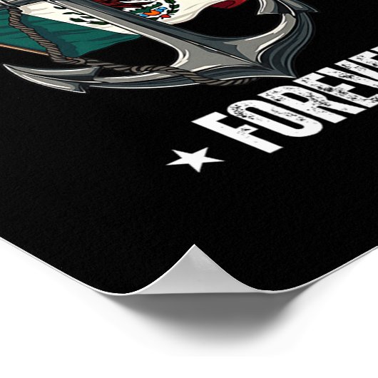 Trump Golf van Mexico voor altijd liberale anti-Tr Poster (Hoek)