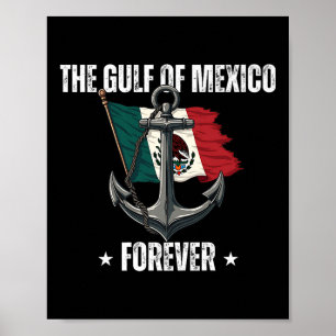 Trump Golf van Mexico voor altijd liberale anti-Tr Poster