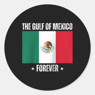 Trump Golf van Mexico voor altijd liberale anti-Tr Ronde Sticker