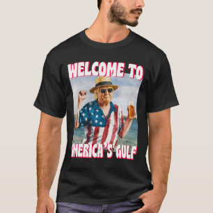 Trump Golf Van Usa Amerika Grappig Golf Van Mexico T-shirt