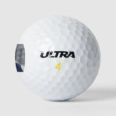 Trump golfballen (Trump schreeuwt om RRRRRRRRRRRRR (Logo)