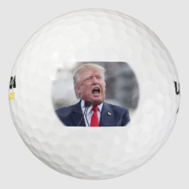 Trump golfballen (Trump schreeuwt om RRRRRRRRRRRRR