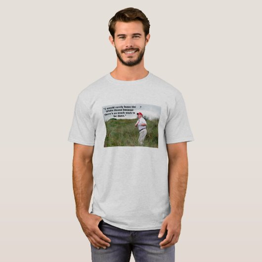 Trump Golfing T-shirt (Voorkant volledig)