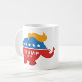 Trump GOP Elephant II Koffiemok (Voorkant links)
