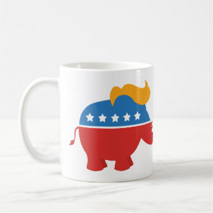 Trump GOP Elephant Koffiemok
