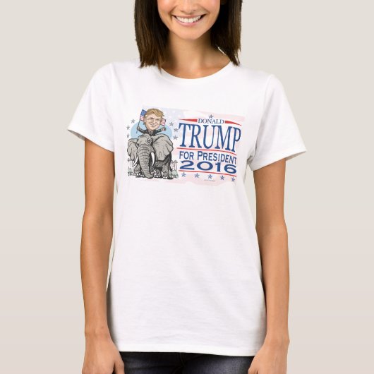 Trump GOP Elephant Tour T-shirt (Voorkant)
