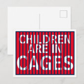 Trump GOP ICE DHS HHS Immigrant Children in Cages Briefkaart (Voorkant / Achterkant)