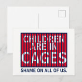 Trump GOP ICE DHS HHS Immigrant Children in Cages Briefkaart (Voorkant / Achterkant)