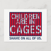 Trump GOP ICE DHS HHS Immigrant Children in Cages Briefkaart (Voorkant)