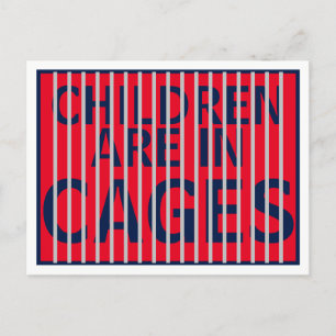 Trump GOP ICE DHS HHS Immigrant Children in Cages Briefkaart