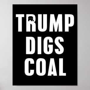 Trump Graaft Kolen 2020 Verkiezing Republikeinse T Poster