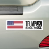 Trump Graaft Kolen - Trump 2020 Bumpersticker (Op auto)