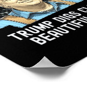 Trump graaft mooie steenkoolmijn Ba Poster (Hoek)
