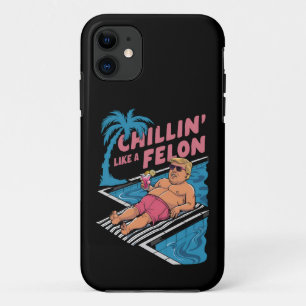 Trump Grappig Chillen Als Een Misdadiger Trump 202 Case-Mate iPhone Case