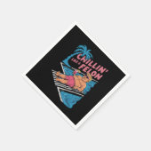 Trump Grappig Chillen Als Een Misdadiger Trump 202 Servet (Hoek)