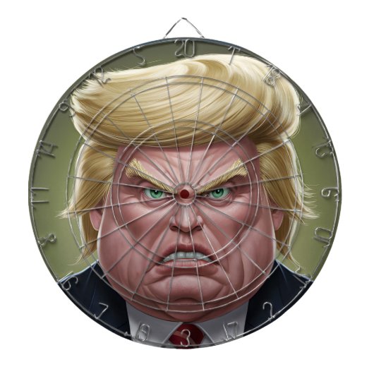 TRUMP Grappig Dartboard met een Presidentieel Doel Dartbord (Voorkant)