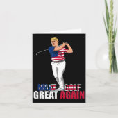 Trump - Grappig golfcadeau Kaart (Voorkant)