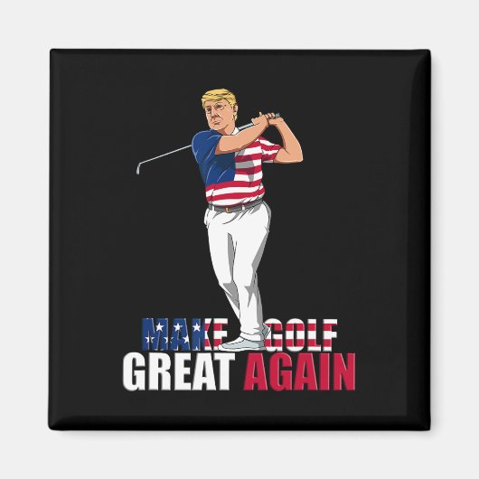 Trump - Grappig golfcadeau Magneet (Voorkant)