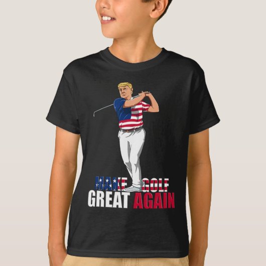 Trump - Grappig golfcadeau T-shirt (Voorkant)