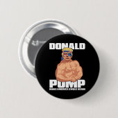 Trump Grappig Juli 4th Donald Pump Ronde Button 5,7 Cm (Voorkant /achterkant)