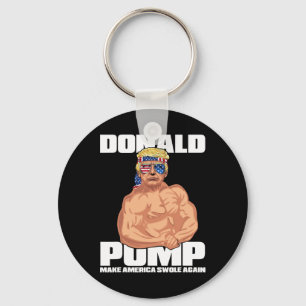 Trump Grappig Juli 4th Donald Pump Sleutelhanger