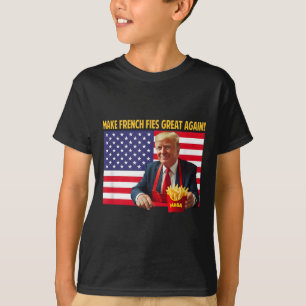 Trump Grappig Maak Frieten Groot Again Trump Mega T-shirt