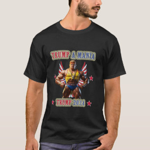 Trump Grappig Worstelen Trumpamania Republikeinse T-shirt