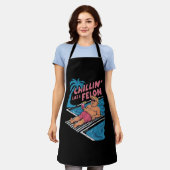 Trump Grappige Chillin Als een misdadiger Trump 20 Schort (Gedragen)