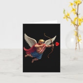 Trump Grappige Hart Valentijn Kaart (Gele Bloem)