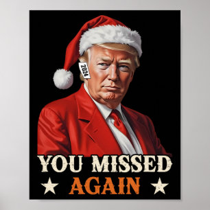 Trump Grappige Kerst die je weer hebt gemist 2024 Poster