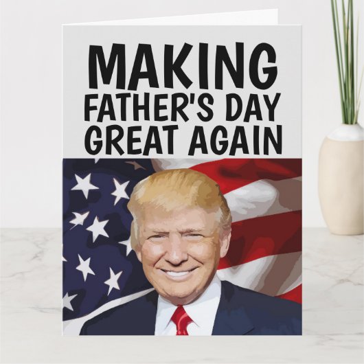 TRUMP GRAPPIGE VADERDAG KAART (Voorkant)