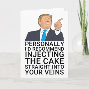 Trump grappige verjaardag kaart