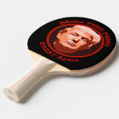 Trump Great Ping Pong Tafeltennisbatje (Voorkant Gekanteld)