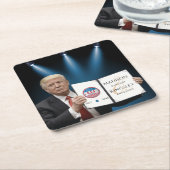 Trump Greatest Amazing Wedding Kartonnen Onderzetters (Schuin)