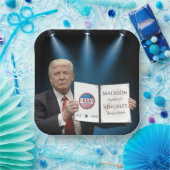 Trump Greatest Amazing Wedding Papieren Bordje (Feest)