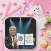 Trump Greatest Amazing Wedding Papieren Bordje (Feest)