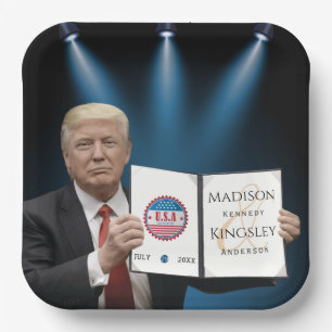 Trump Greatest Amazing Wedding Papieren Bordje