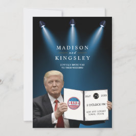 Trump Greatest 💍 Patriot Wedding Kaart