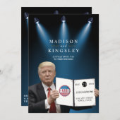 Trump Greatest 💍 Patriot Wedding Kaart (Voorkant / Achterkant)