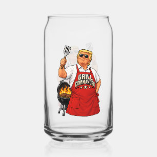 Trump Grill Commander BBQ Kookfeest Kan Glas