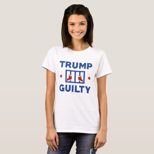 Trump Guilty T-shirt (Voorkant volledig)