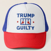 Trump Guilty Trucker Pet (Voorkant)