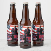 Trump haalt Amerika terug Bier Etiket (Flessen)