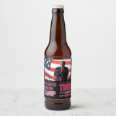Trump haalt Amerika terug Bier Etiket (Voorkant)