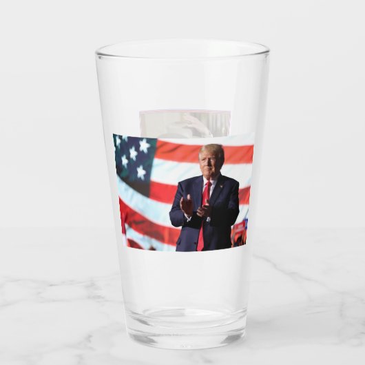 Trump haalt Amerika terug Glas (Achterkant)